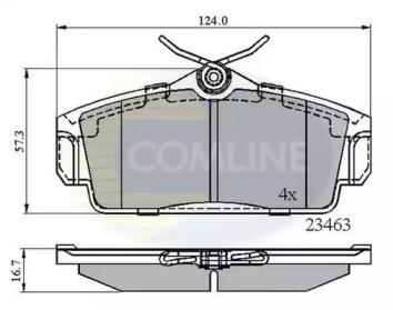 Comline CBP0740 Brake pads Comline CBP0740 Brake pads