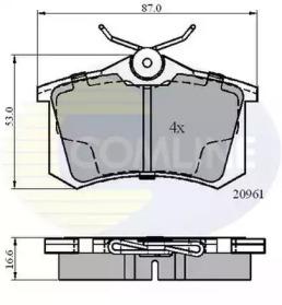 Comline CBP0797 Brake pads