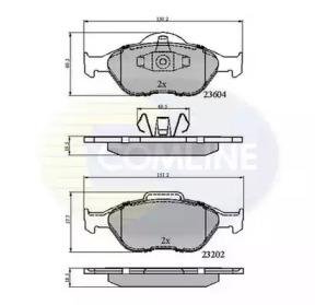 Comline CBP0891 Brake pads Comline CBP0891 Brake pads