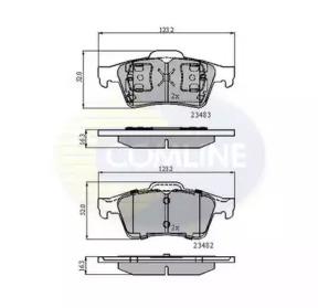 Comline CBP0946 Brake pads Comline CBP0946 Brake pads