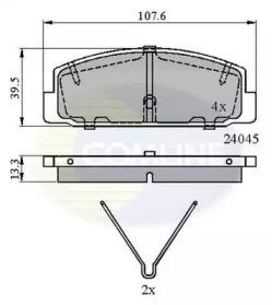 Comline CBP0986 Brake pads Comline CBP0986 Brake pads