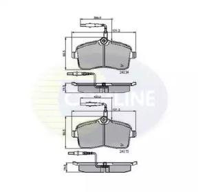 Comline CBP11250 Brake pads Comline CBP11250 Brake pads