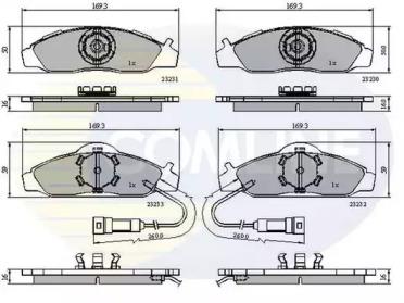 Comline CBP1581 Brake pads