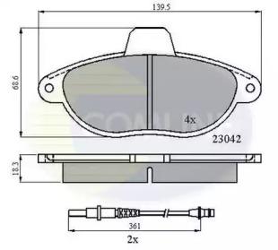 Comline CBP2714 Brake pads Comline CBP2714 Brake pads