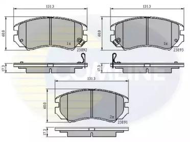 Comline CBP31196 Brake pads Comline CBP31196 Brake pads
