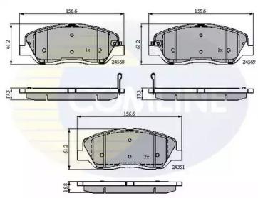 Comline CBP31676 Brake pads Comline CBP31676 Brake pads