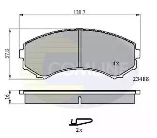Comline CBP3172 Brake pads Comline CBP3172 Brake pads