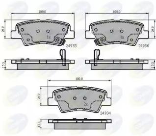 Comline CBP32023 Brake pads Comline CBP32023 Brake pads