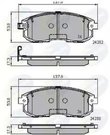 Comline CBP32025 Brake pads Comline CBP32025 Brake pads