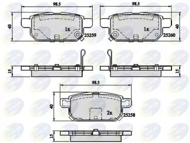 Comline CBP32128 Brake pads Comline CBP32128 Brake pads