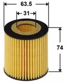Js Asakashi OE0041 Фільтр масляний