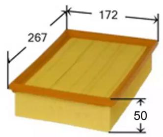 Js Asakashi A0253 Фільтр повітряний