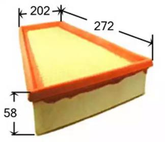 Js Asakashi A0255 Фільтр повітряний Js Asakashi A0255 Фільтр повітряний