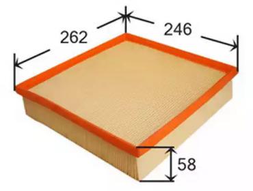 Js Asakashi A0256 Фільтр повітряний