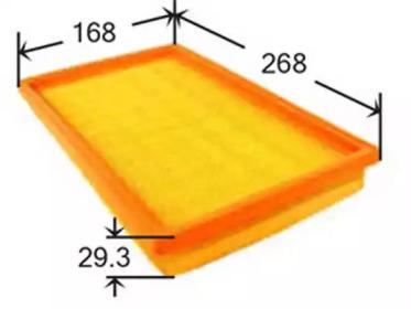 Js Asakashi A0258 Фільтр повітряний