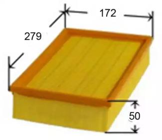 Js Asakashi A0264 Фільтр повітряний