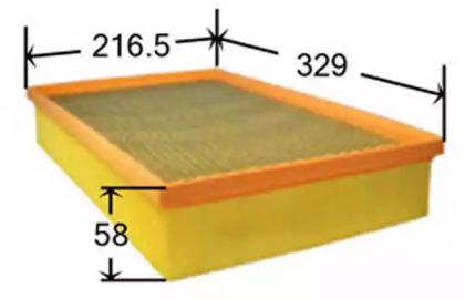 Js Asakashi A0296 Фільтр повітряний