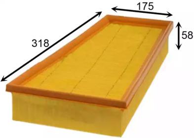 Js Asakashi A0324 Фільтр повітряний