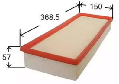 Js Asakashi A0361 Фільтр повітряний Js Asakashi A0361 Фільтр повітряний