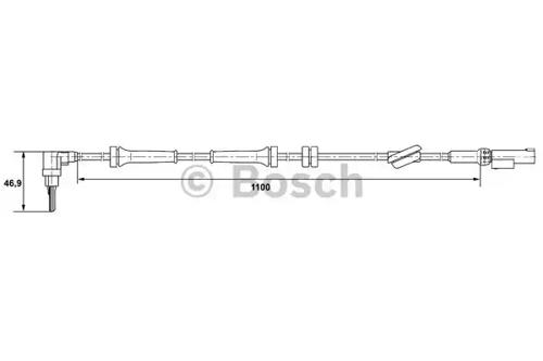 Bosch 0 265 007 401 ABS sensor Bosch 0 265 007 401 ABS sensor