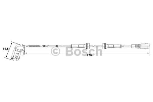 Bosch 0 265 007 779 ABS sensor Bosch 0 265 007 779 ABS sensor