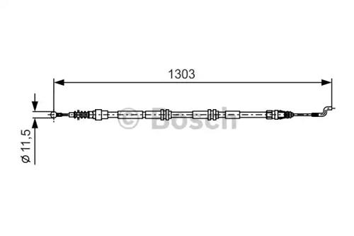 Bosch 1 987 477 260 Brake cable