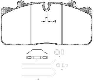 Remsa JCA 658.30 Brake pads