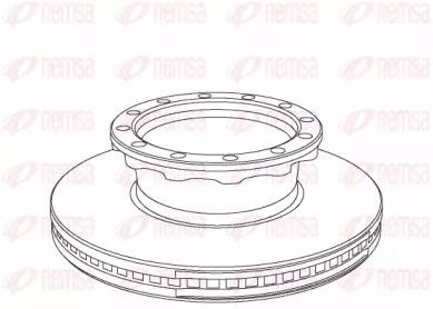 Remsa NCA1029.20 Brake disc Remsa NCA1029.20 Brake disc