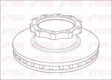 Remsa NCA1039.20 Brake disc Remsa NCA1039.20 Brake disc