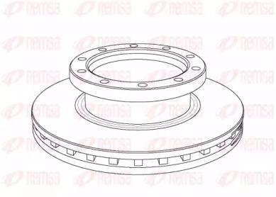 Remsa NCA1061.20 Brake disc
