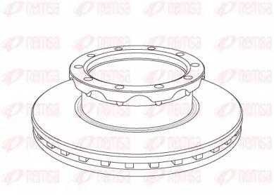 Remsa NCA1062.20 Диск тормозной Remsa NCA1062.20 Диск тормозной