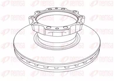 Remsa NCA1174.20 Brake disc