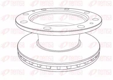 Remsa NCA1187.20 Диск тормозной Remsa NCA1187.20 Диск тормозной