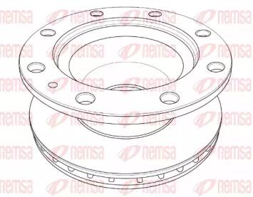 Remsa NCA1202.20 Диск тормозной