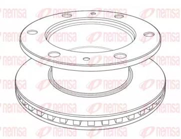 Remsa NCA1220.20 Диск гальмівний Remsa NCA1220.20 Диск гальмівний