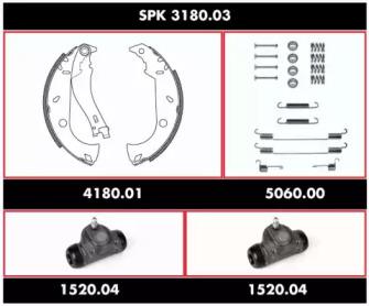 Remsa SPK 3180.03 Szczeki hamulcowe superkit
