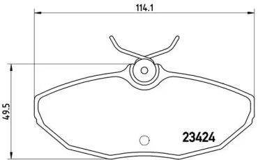 Brembo P 36 013 Brake pads