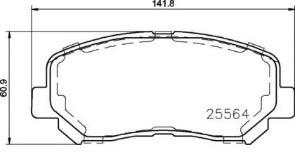 Brembo P 37 019 Brake pads