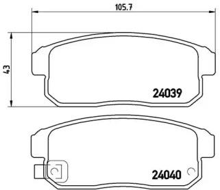 Brembo P 49 035 Brake pads Brembo P 49 035 Brake pads