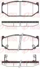 Kawe 1381 12 Колодки гальмівні Kawe 1381 12 Колодки гальмівні