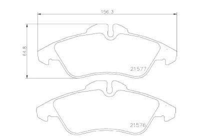 Brembo P 50 029 Колодки гальмівні Brembo P 50 029 Колодки гальмівні