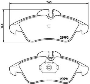 Brembo P 50 080 Brake pads Brembo P 50 080 Brake pads