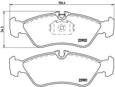 Brembo P 50 082 Колодки гальмівні