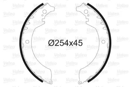 Valeo 562603 Колодки гальмівні