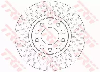 TRW DF6450 Brake disc