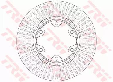 TRW DF6481 Диск тормозной