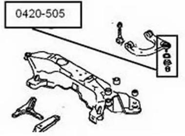 Akitaka 0420505 Опора шаровая  рычага