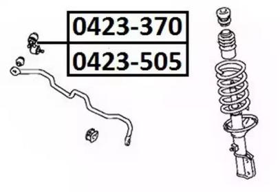 Akitaka 0423505 Тяга стабілізатора підвіски Akitaka 0423505 Тяга стабілізатора підвіски
