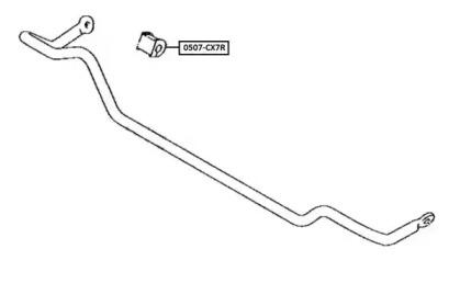 Akitaka 0507CX7R Втулка стабилизатора