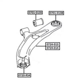 Akitaka 0720RS4 Joint assy suspension